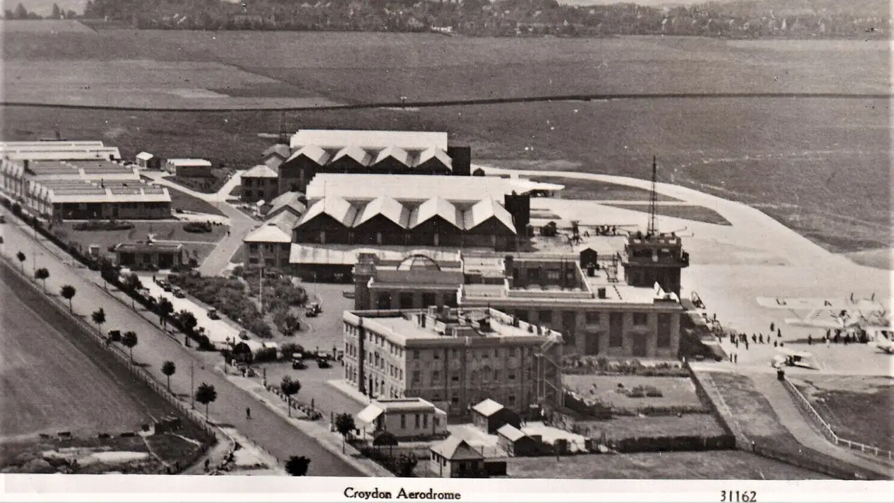 On the way to London - Croydon Airport