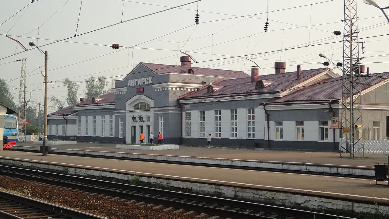 Angarsk station, near Irkutsk