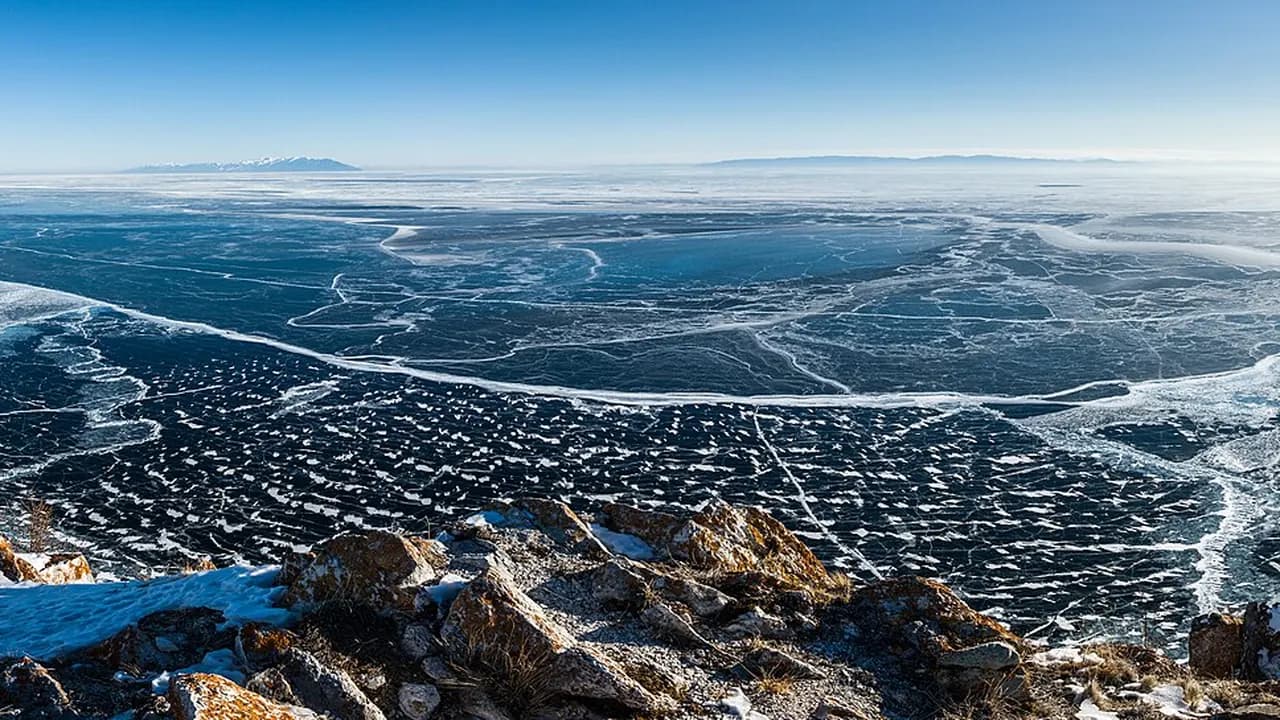Frozen Lake Baikal