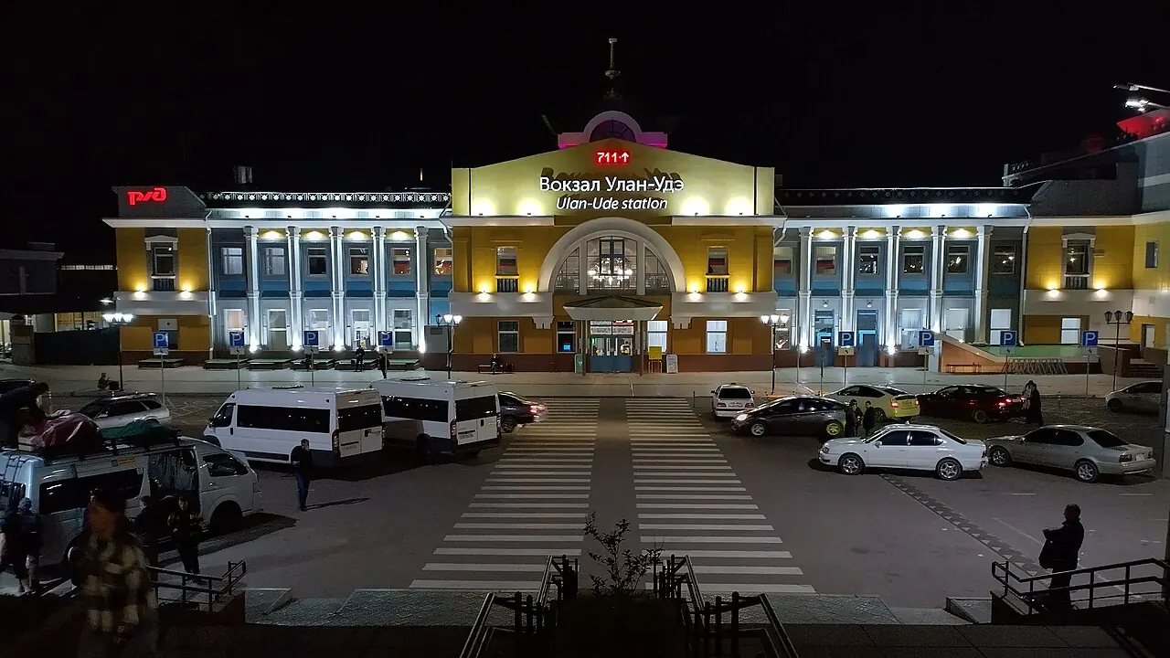 Night departure from Ulan-Ude