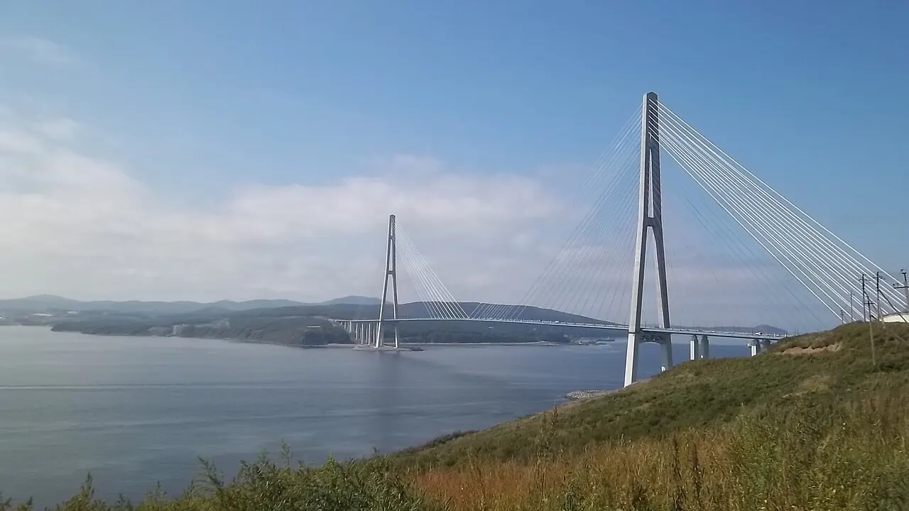 Russky Bridge over the Pacific