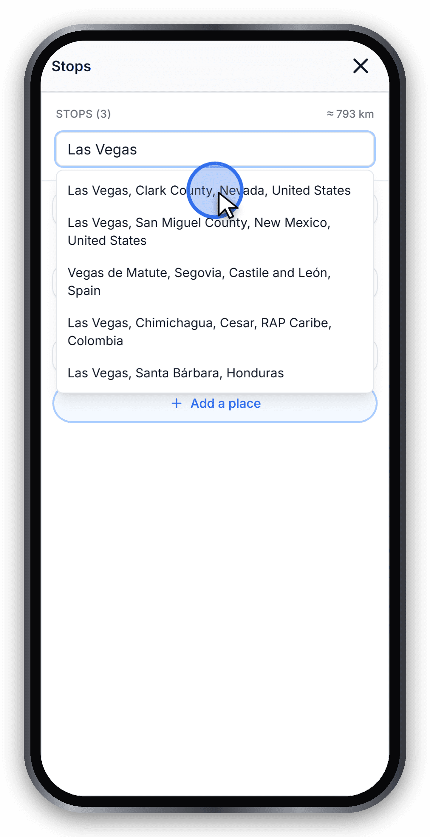 Adding Las Vegas as the fourth stop
