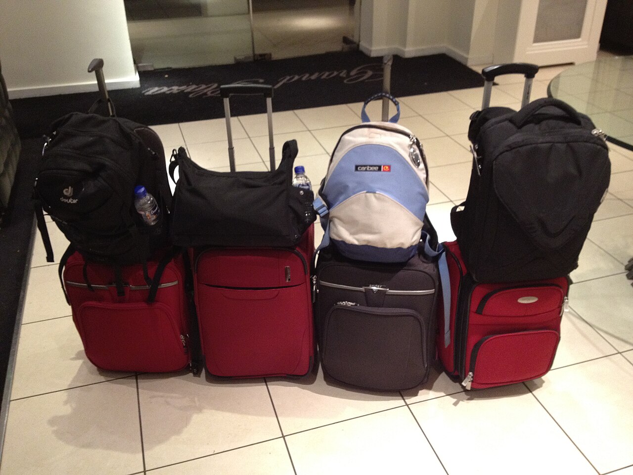 Packing light, and actually sticking to it
