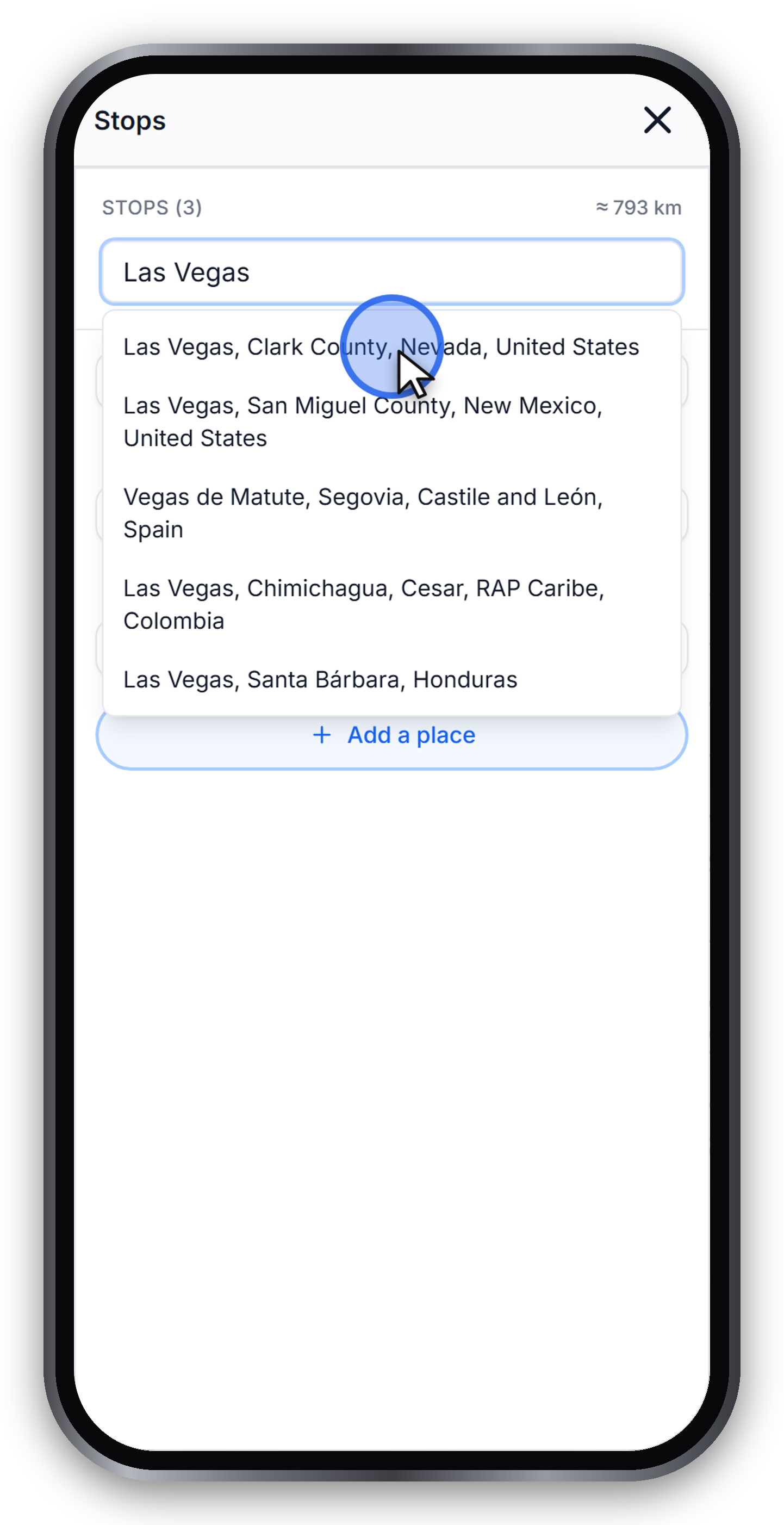 Adding Las Vegas as the fourth stop