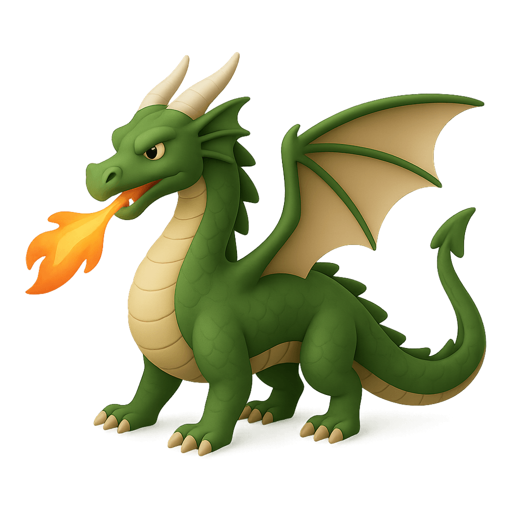 Fire-breathing dragon