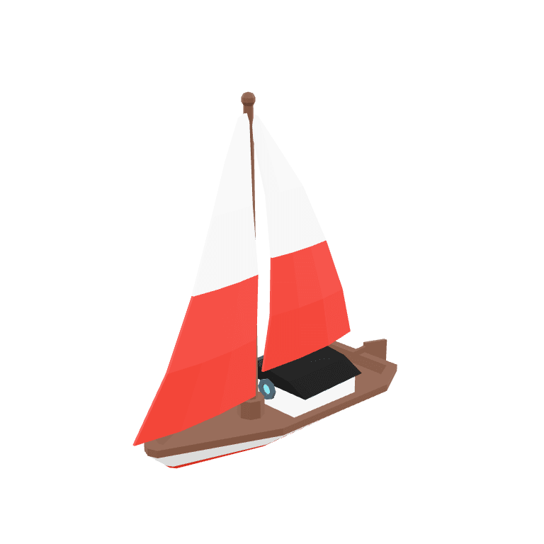 Bateau de pêche 3D
