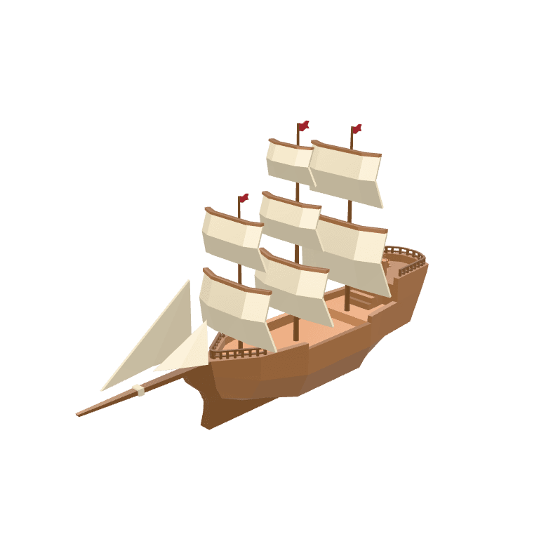 Petit bateau 3D
