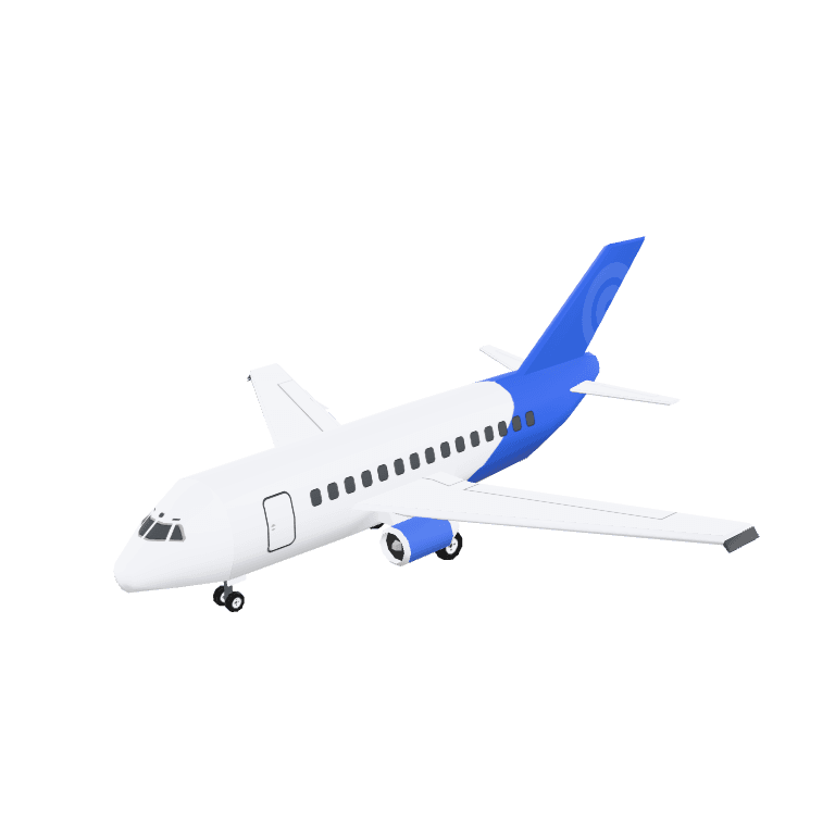 Avion de ligne 3D
