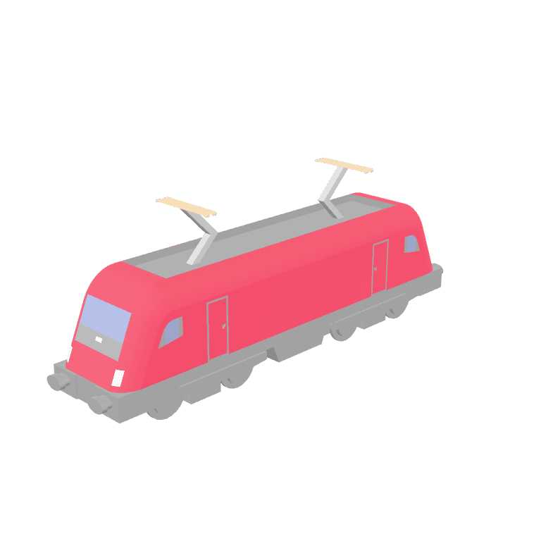 Locomotive vapeur 3D